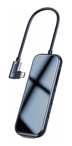 Hub Usb Tipo C Pd Adaptador Lector Sd Tf Usb3.0 4k Hdmi