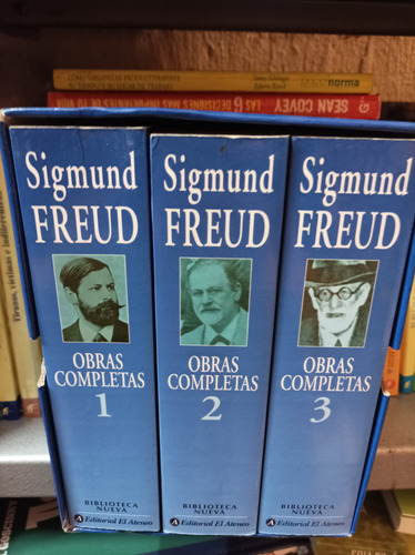Obras Completas. Sigmund Freud. 3 Tomos. El Ateneo Editorial