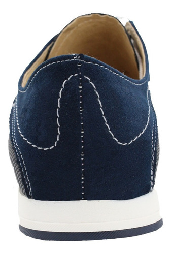 Imagen 7 de 8 de Zapato Casual Fino Oficina Azul Original Hombre Cómodo A56
