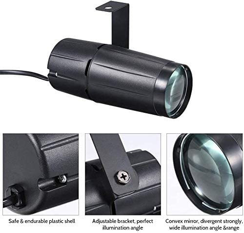 Imagen 5 de 7 de Disco Ball Pin Spot Light Con Iluminación De Escenario Led B