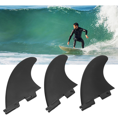 Juego De 3 Tablas De Surf Thruster Fin, Fibra De Vidrio Y Pv