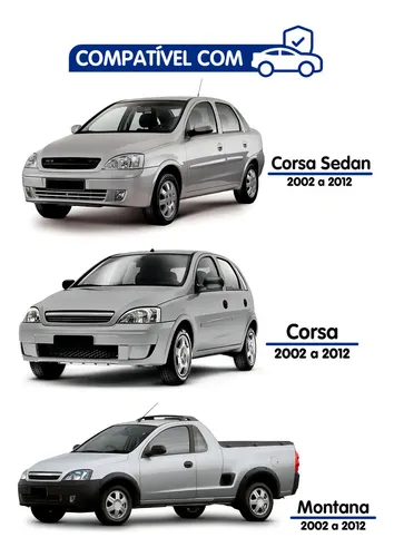 Moldura 9 Polegadas Corsa Maxx/Premimum 2004 à 2012 Montana 2003 à