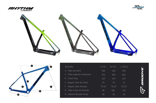 Quadro Groove Rhythm Carbon 29 - 2021