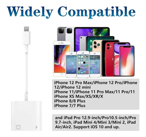 Adaptador Ethernet Lightning Rj45 Compativel iPhone Rede