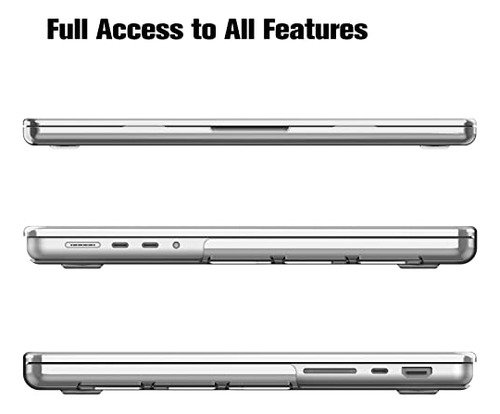 Funda Para Macbook Pro 16 Rigida Resistente Transparente