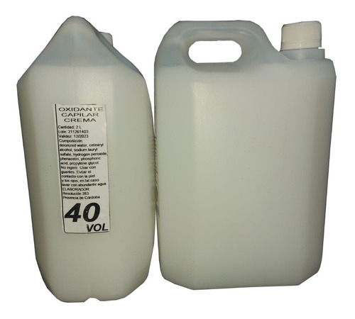 Agua Ox Crema 40 Vol X 2 Litros - Dupper