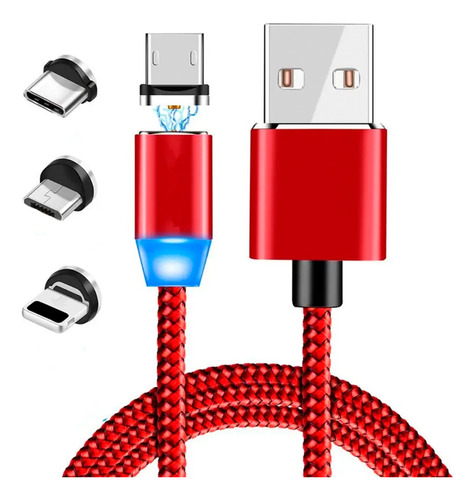 Cable Carga 3 En 1 Compatible Con Lightning Usb C Micro Usb®