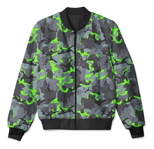 Imagen 1 de 2 de Campera Bomber Camuflado Mod 5