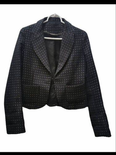 Blazer Formal Las Pepas Bordado Daa Mujer