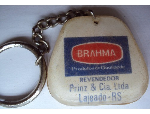 Chaveiro Antigo Cerveja Brahma  -1974 - P18