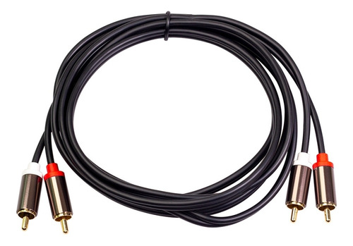 Cable De Audio Chapado En Oro Macho 2rca A 2 Rca Cable De Au