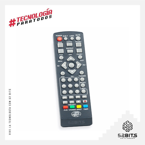 Imagen 4 de 5 de Decodificador Krono Tdt Receptor Tv Digital Dvb Hdmi Antena