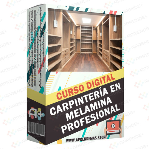 Curso Manual Carpinteria En Melamina+planos+videos