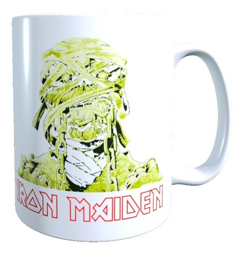 Taza  Iron Maiden - Tazón, Regalo Rockero, Imagen De Calidad