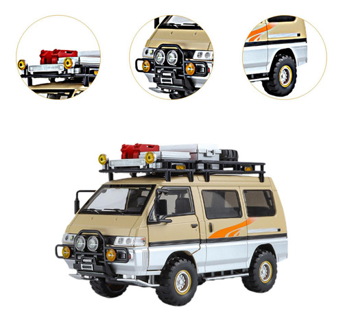 1:24 Crawler Car Juguete Decoración De Regalos 4wd Amarillo