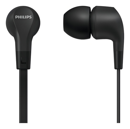 Auriculares intrauditivos Philips con cable con cable plano para reducir los enredos, manos libre y conector 3.5mm Auxiliar