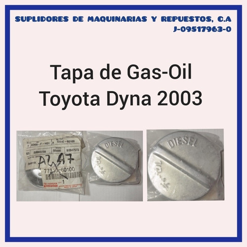 Tapa Del Tanque De Gas-oil Toyota Dyna 2003