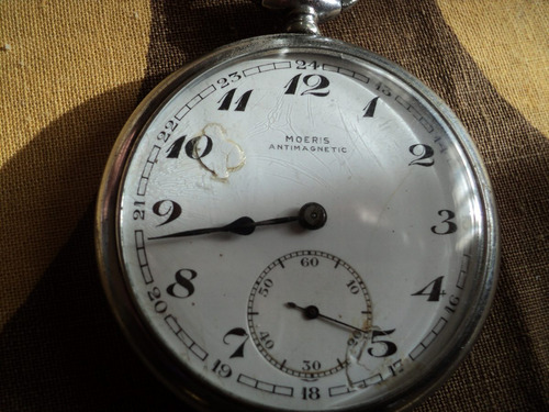 Reloj Antiguo De Bolsillo Marca Moeris (Usado)