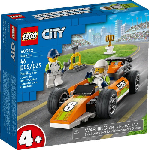 Lego City Auto De Carreras Original Palermo Vicente Lopez