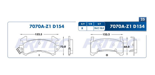 Balatas Delanteras Chevrolet El Camino V6 3.8 1981 Ceramica
