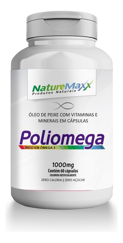 Ômega 3 + Polivitamínico A-z - 1000mg - 60 Cápsulas