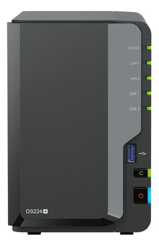 Synology Ds224+ Nas De Estacion De Disco De 2 Bahias (intel 