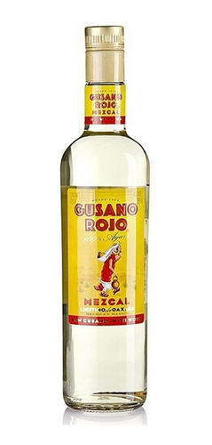 Mezcal Gusano Rojo Con Gusano 1000 Ml.*