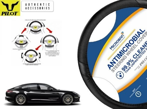 Cubrevolante Negro Antimicrobial Panamera 4 E-h 10 Years 22