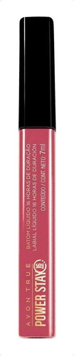 Avon Power Stay Batom Líquido Super Malva 7ml Acabamento Fosco Cor Rosa-chiclete