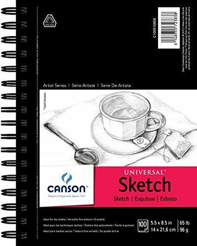Canson Serie Del Artista Universal Cuaderno Borrador, 5,5 X 