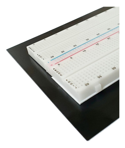 Protoboard 1260 Pontos Com Base Em Metal E Bornes