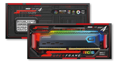 Memória Ddr4 Superframe Rgb, 2x 8gb (16gb) 3200mhz
