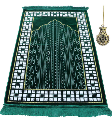 Modefa Alfombra Oracion Turca Terciopelo Janamaz Sajjadah
