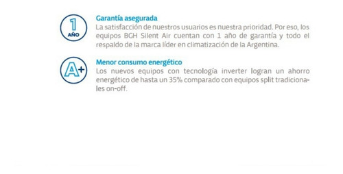 Imagen 5 de 7 de Aire Acondicionado Split Frío/calor Bgh 3500w Bs35wccr