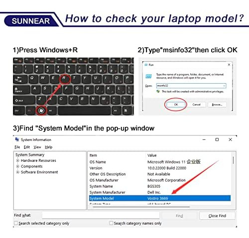 Sunnear Nf2mw Batería De Repuesto Para Portátil Dell In-1
