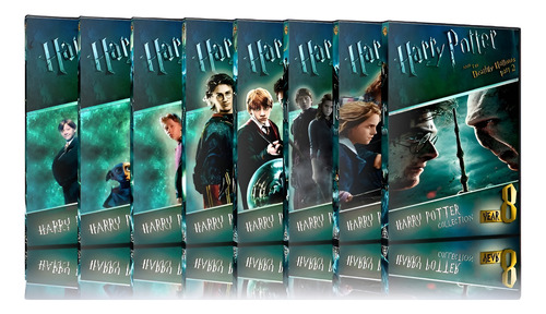 Harry Potter Colección Completa En Dvd Latino/ingles