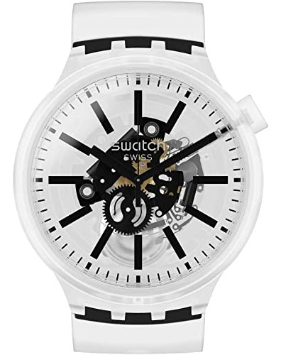 Swatch Swiss Quartz - Correa De Silicona Transparente