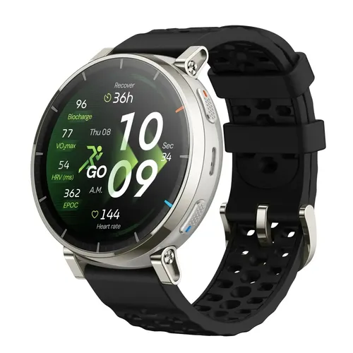 Relógio inteligente Amazfit Active 3 Amoled Preto