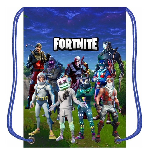 10 Morralitos Dulceros Fortnite Niño, Niña Y Mixto + Regalo*