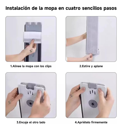 Trapeador Auledio Mops Microfibra 360° Con Repuesto