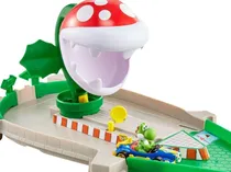 Comprar Hot Wheels Mario Kart Circuito Pistas Rampa Piraña + Yoshi