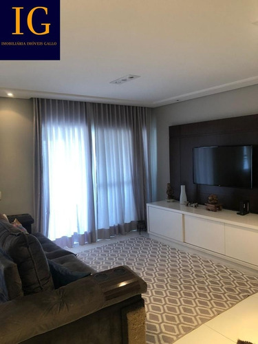 Imagem 5 de 30 de Apartamento Em São Caetano Com 144 Metros 3 Dormitórios 3 Vagas + Depósito - Cond- Isla - 68465263
