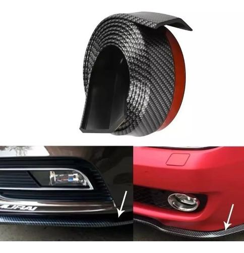 Lip Delantero Frontal Tuning Samurai Universal Negro Carbono