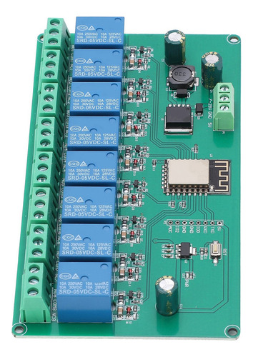 Placa Esp8266 Del Módulo De Relé Wifi P De 8 Canales