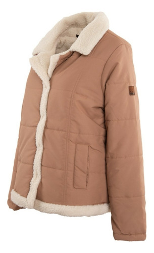 Reef ~ Chaqueta Puff Sherpa, Color Cafe