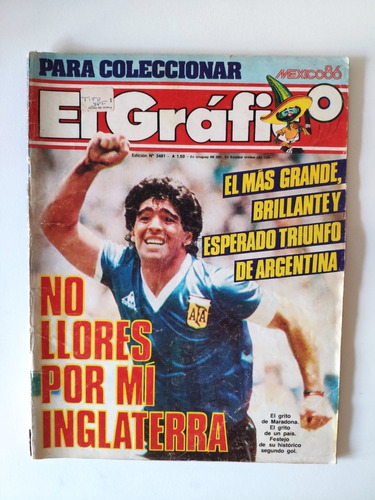 Pack Revistas El Gráfico Mundial México 86 Completo (Usado)