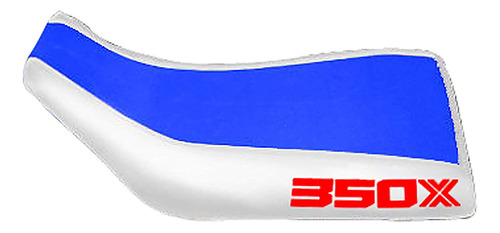 Funda Asiento Para Honda Atc 350x Color Azul Blanco