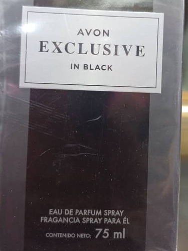Exclusive In Black Para Él Eau De Perfum Spray 75 Ml Avon