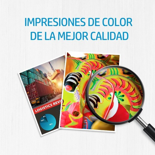Imagen 5 de 10 de Cartucho De Tinta Hp 667 3ym78al Tricolor Original 2375 1275