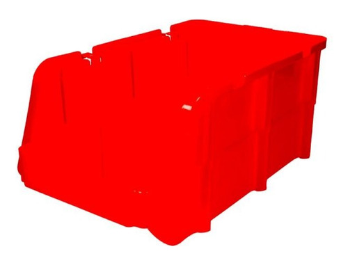 Kit De 6 Gavetas Apilable Organizadora Plástica Surtek Rojo